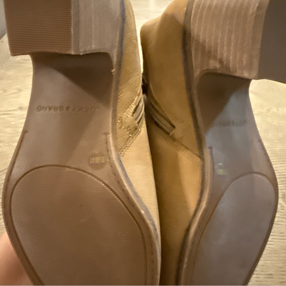 Lucky Brand Ankle Boots Booties Shoes Womens Size 9.5  Brown Leather - Picture 5 of 5